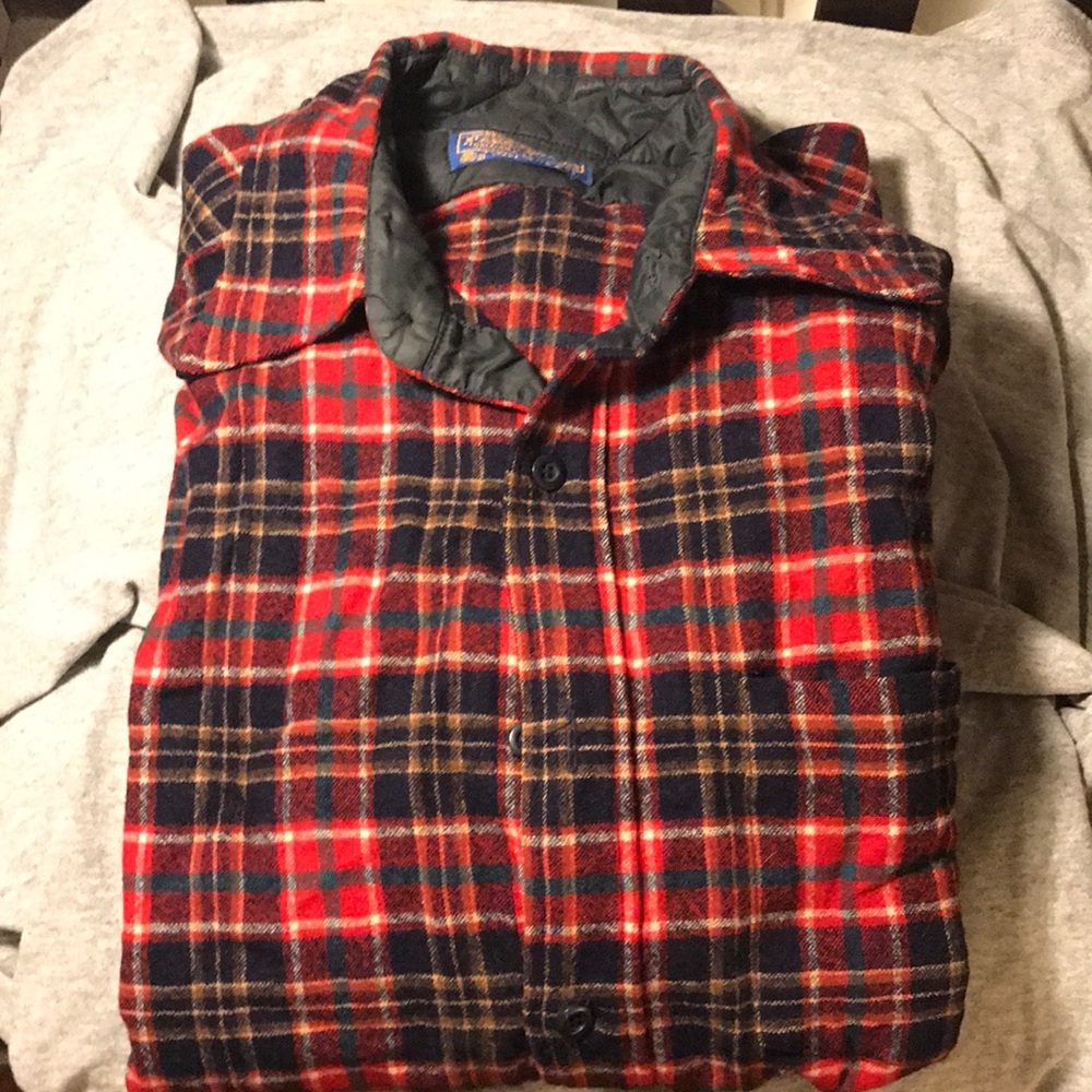 Men’s Pendleton 100% Wool Flannel Shirt